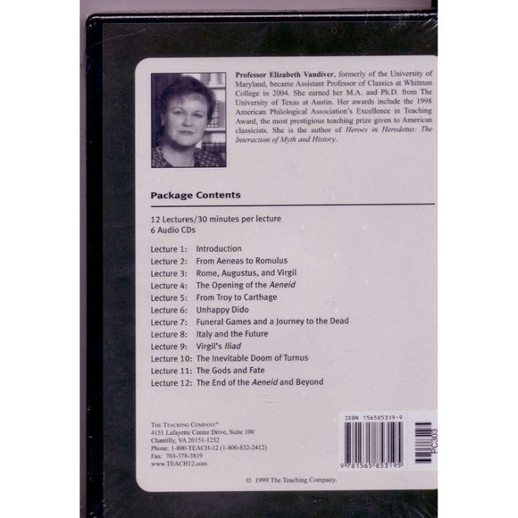 THE AENEID OF VIRGIL, Audiobook on 6 CDs/Guidebook - Picture 2 of 3